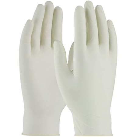 Pip Ambi-dex Repel, Disposable Gloves, 5 mil Palm, Latex, Powder-Free, M, 100 PK, White 62-322PF/M